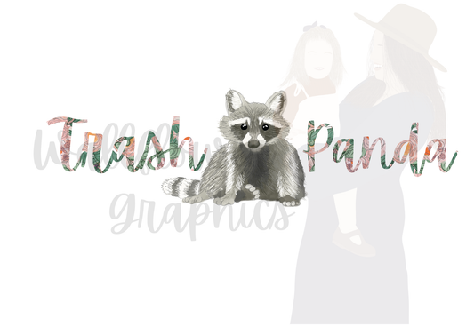 Trash Panda Floral Fill Sub