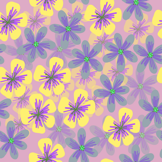 Lavender, Yellow Flower