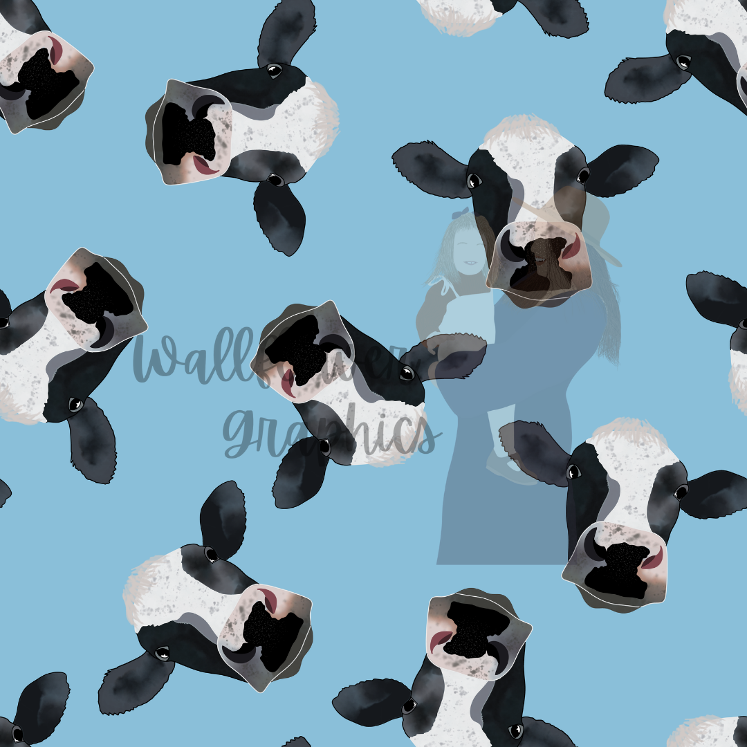 Dairy cow blue