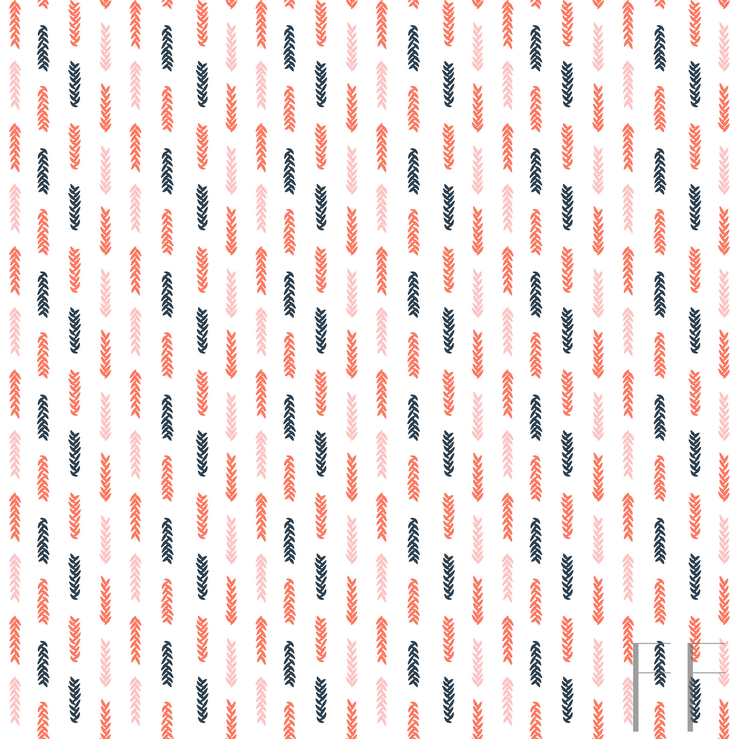 Pink, orange pattern