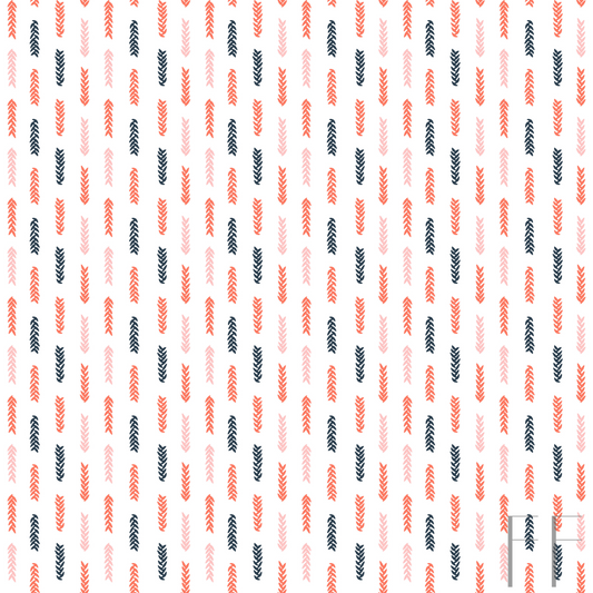 Pink, orange pattern