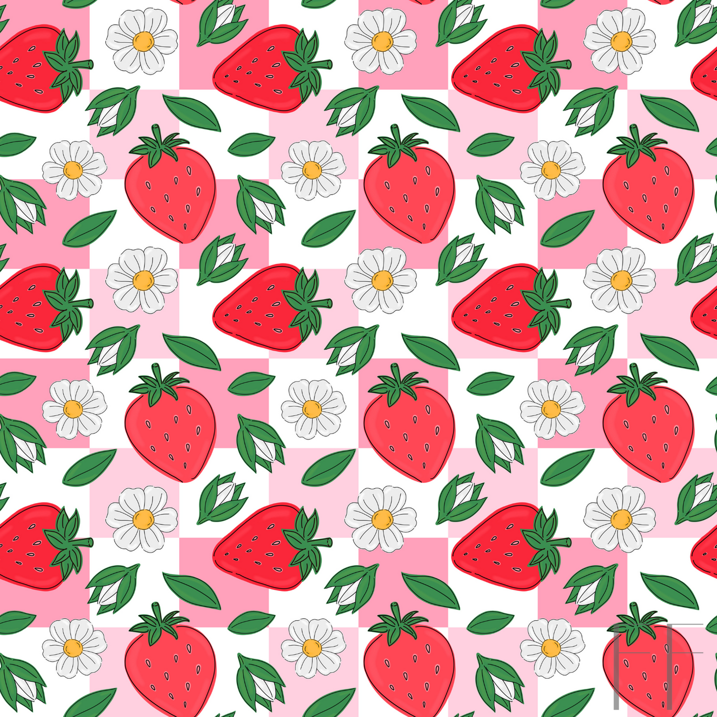 Strawberry daisy Check