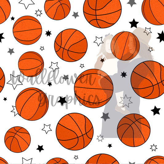 Basketball sand stars