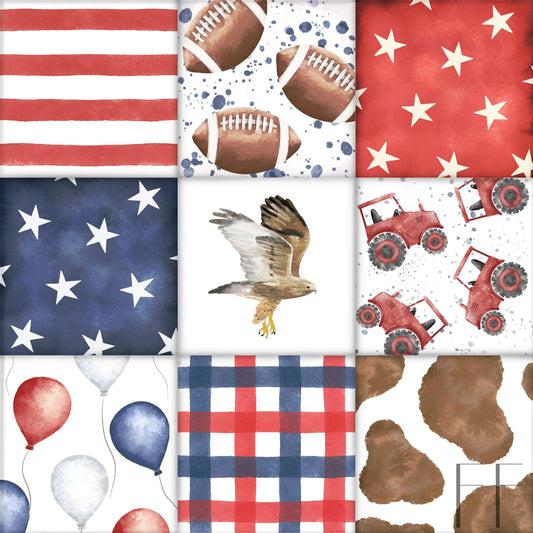 USA patchwork