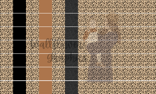 Classic Leopard-Glitter-6 Shredded Yard