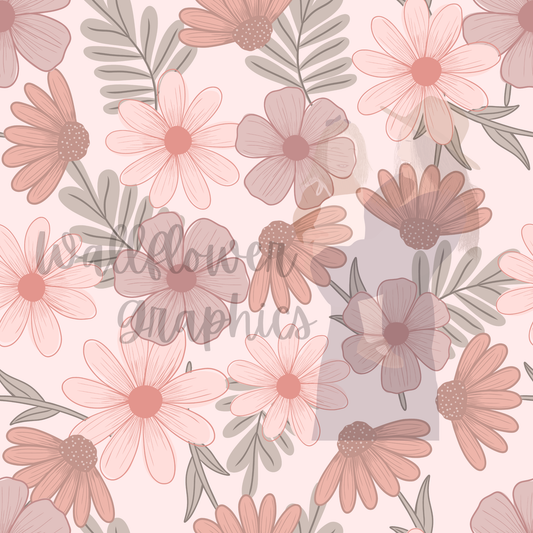 Muted Blush Floral