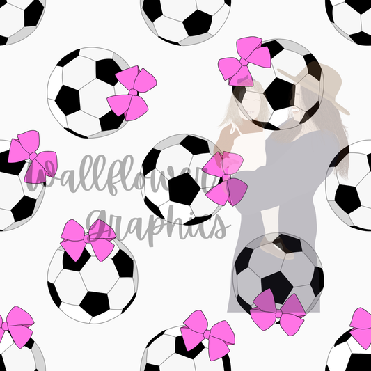 Soccer balls and bows