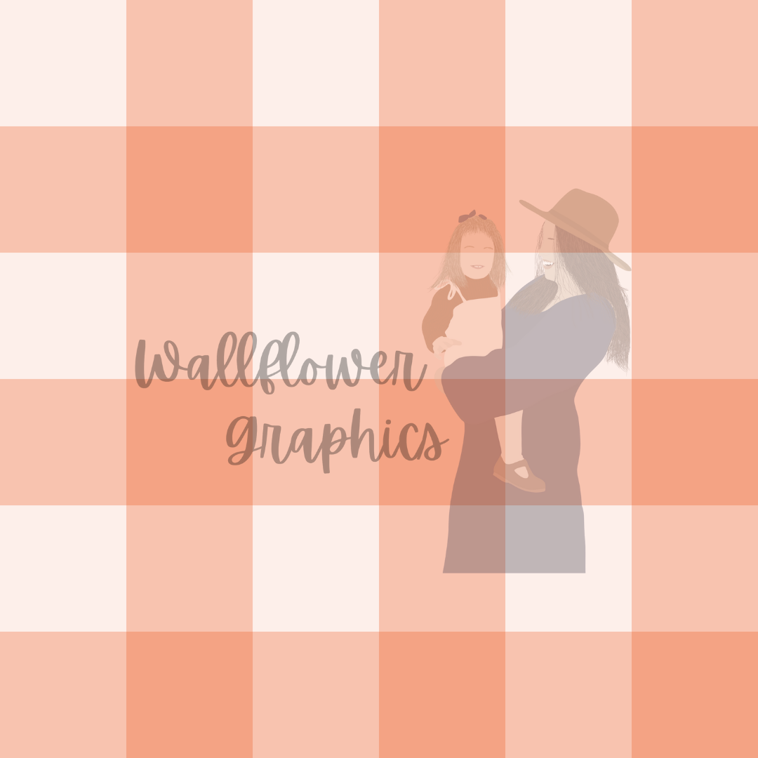 Peach Gingham