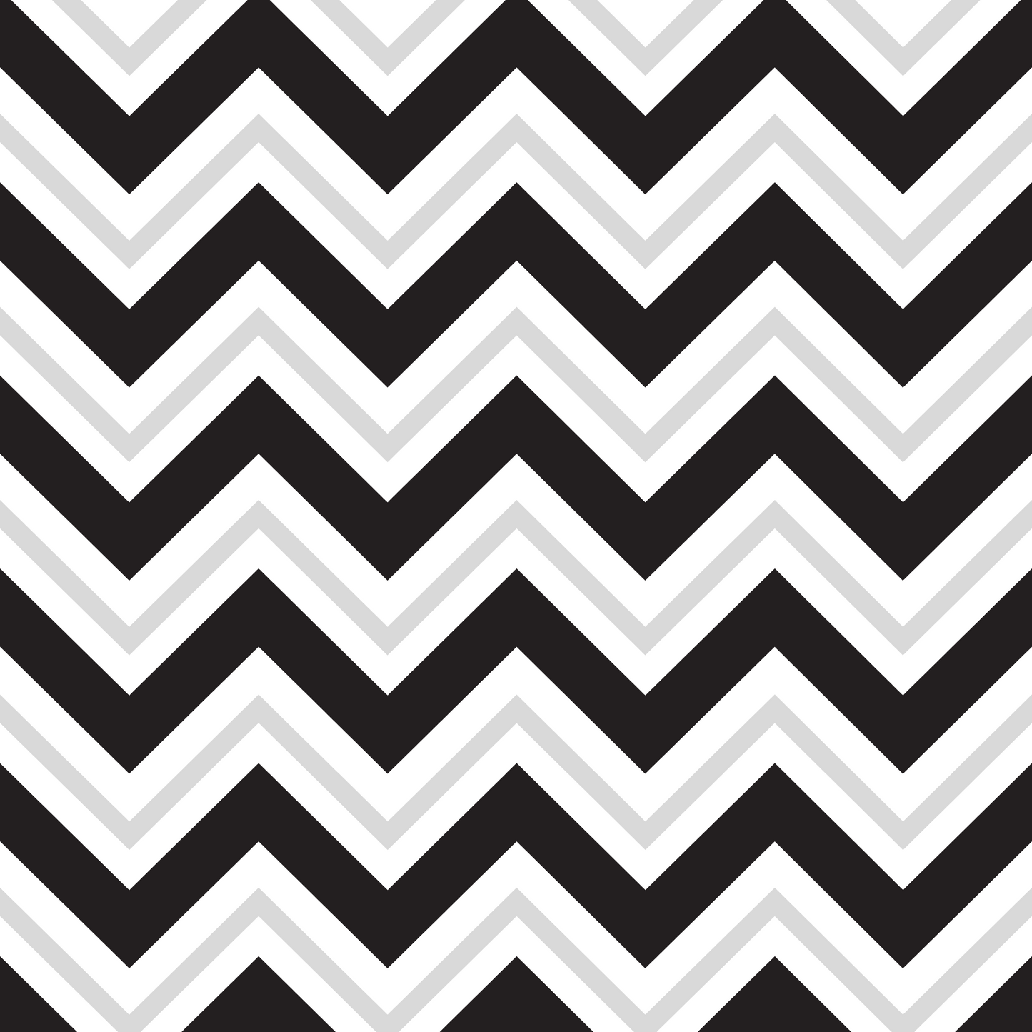 Custom thin and thick chevron