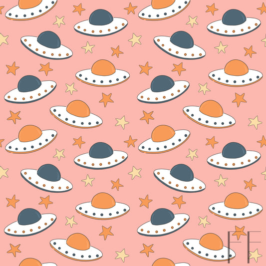 Pink spaceship