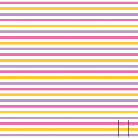 Purple, yellow stripe