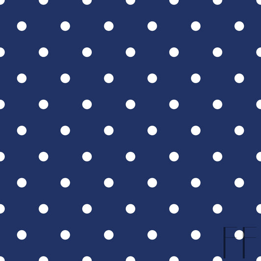 Avaleigh Bright Blue Polka Dot