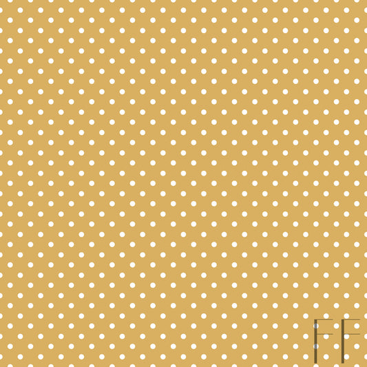 Yellow polka dots