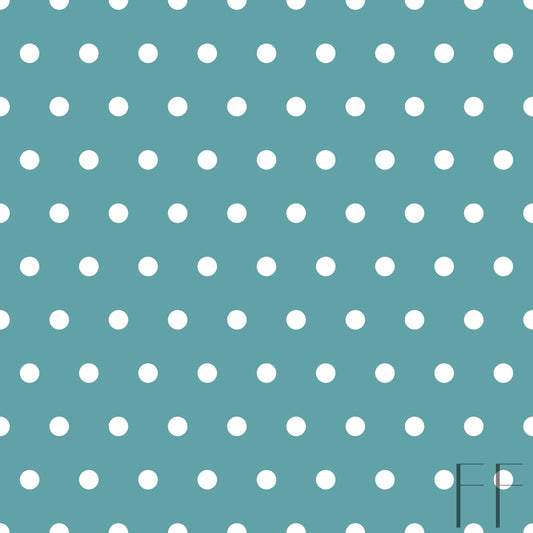 Valentines Blue Polka Dots