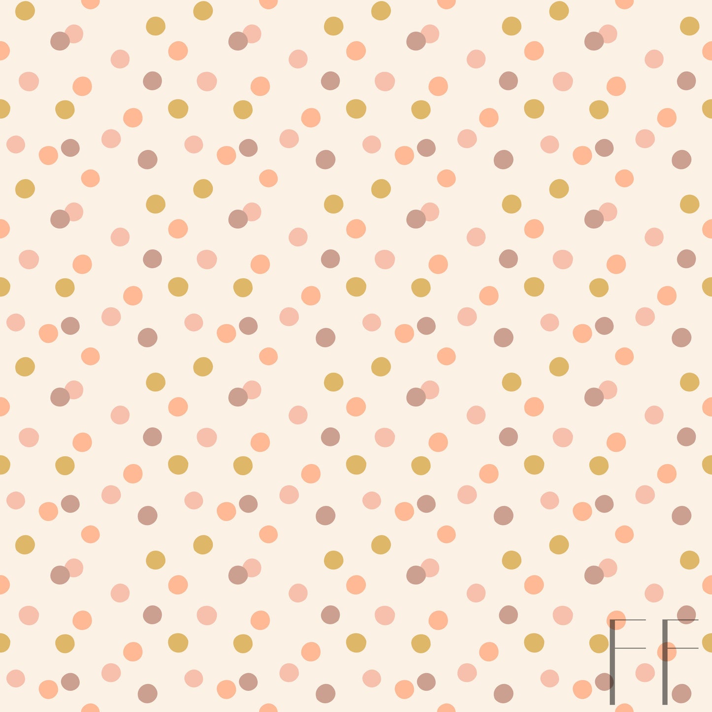 Neutral polka dots