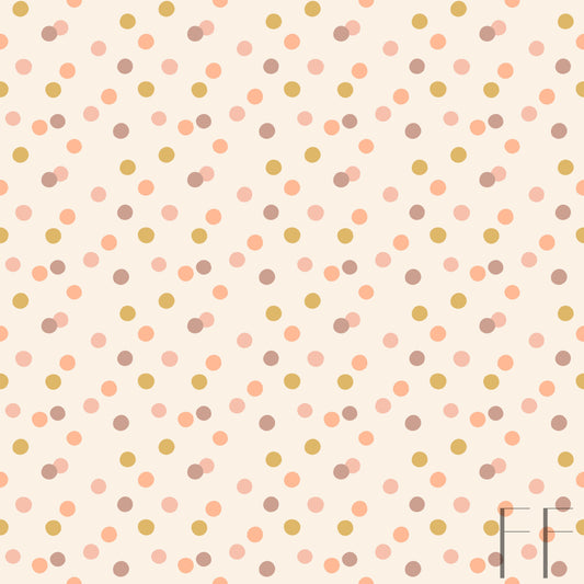 Neutral polka dots